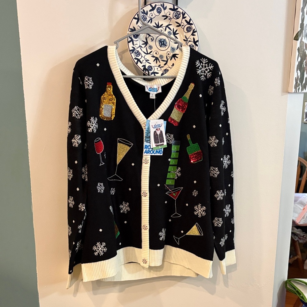 NWT ROCKIN AROUND CHRISTMAS CELEBRATION CARDIGAN